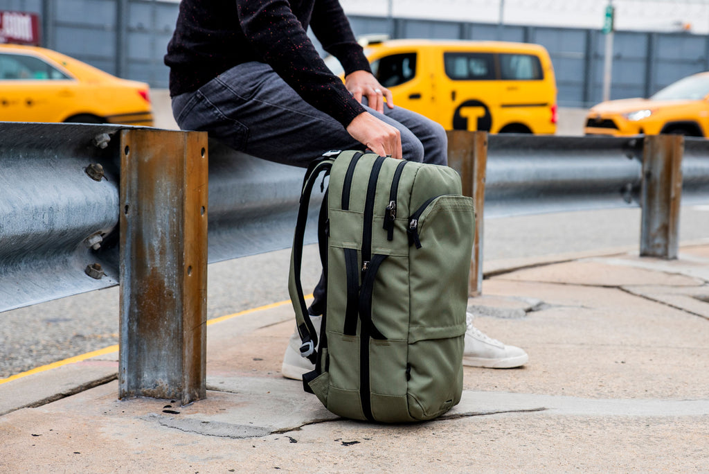 The Pakt Backpack in Green