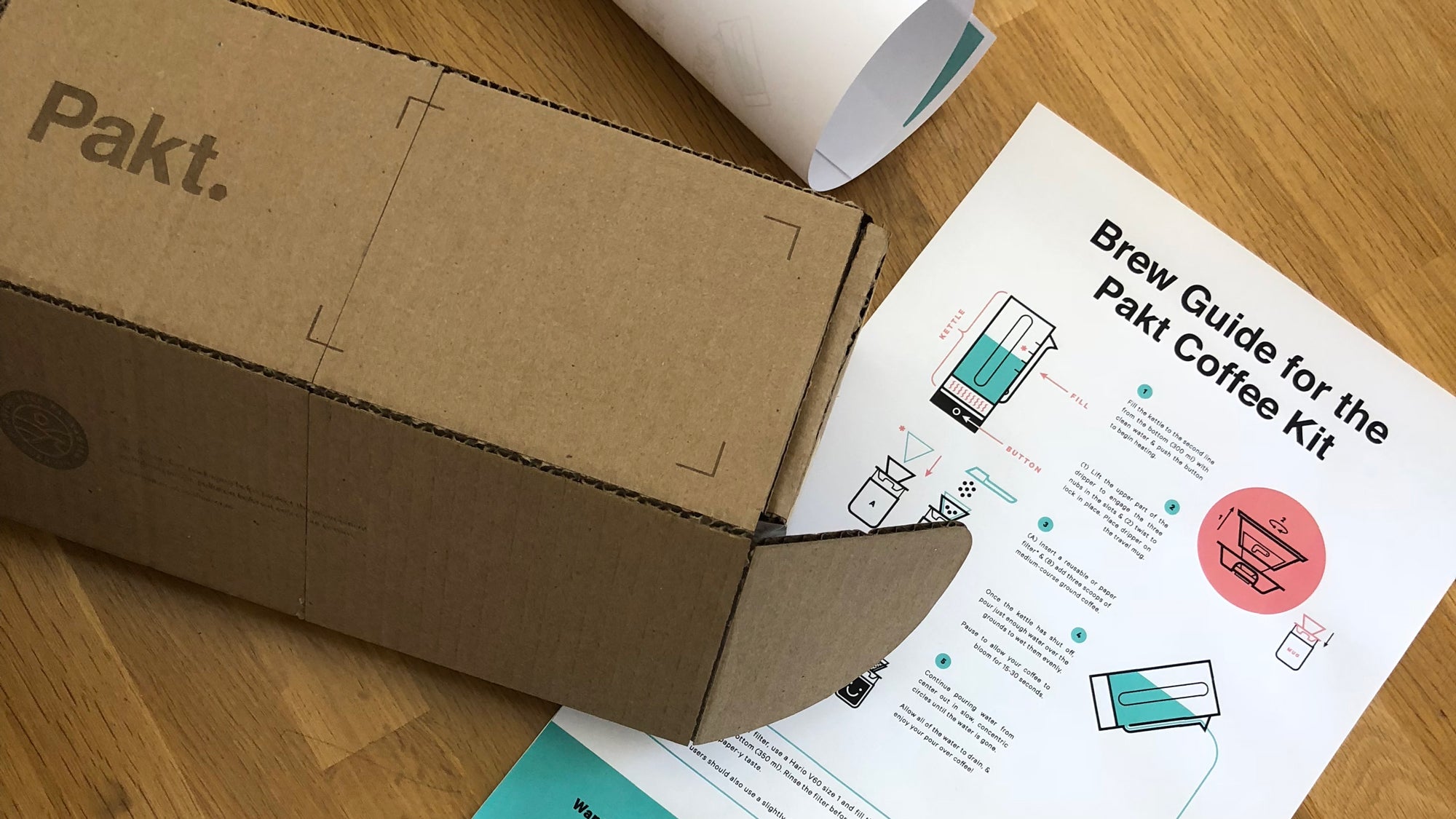The Pakt Coffee Kit Plastic-Free Packaging Preview